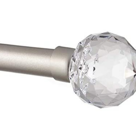 Curtain / Drape rod with crystal balls - Picture 2 of 3